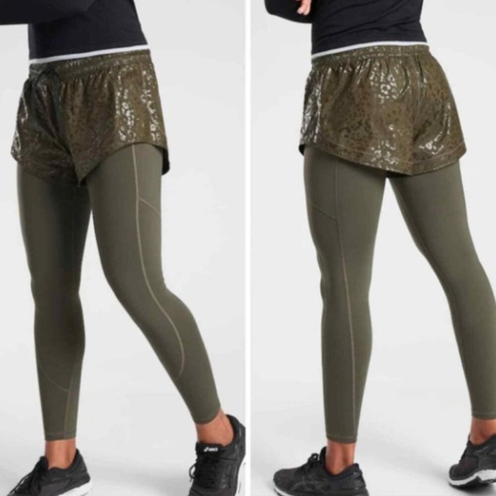 Athleta NWT Rainier 2 in 1 Tight